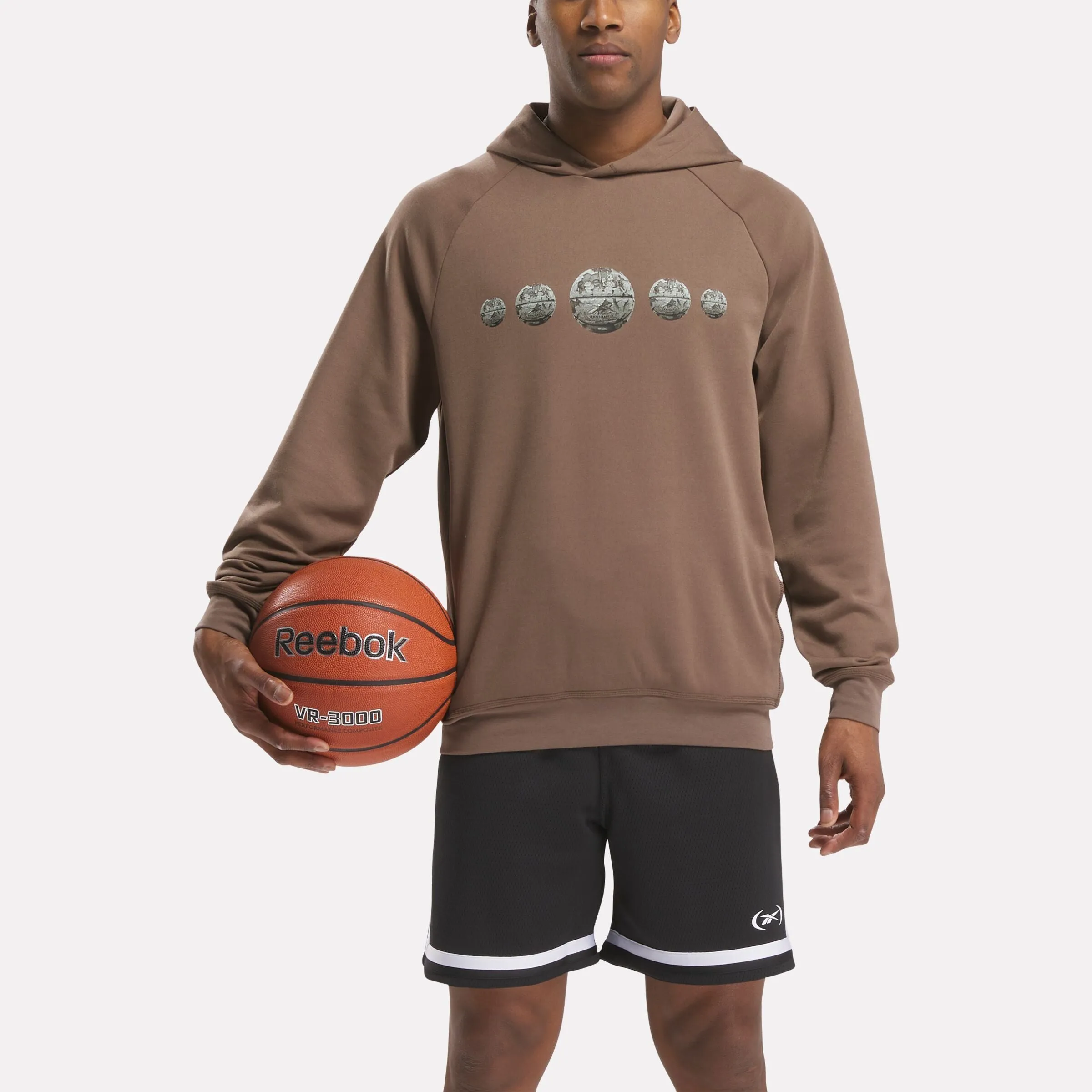 Basketball Hoodie Utility Brown