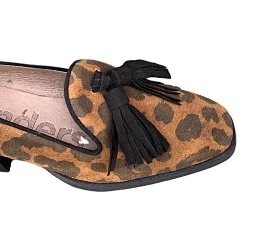 C6801 Animal Print Leather Flat