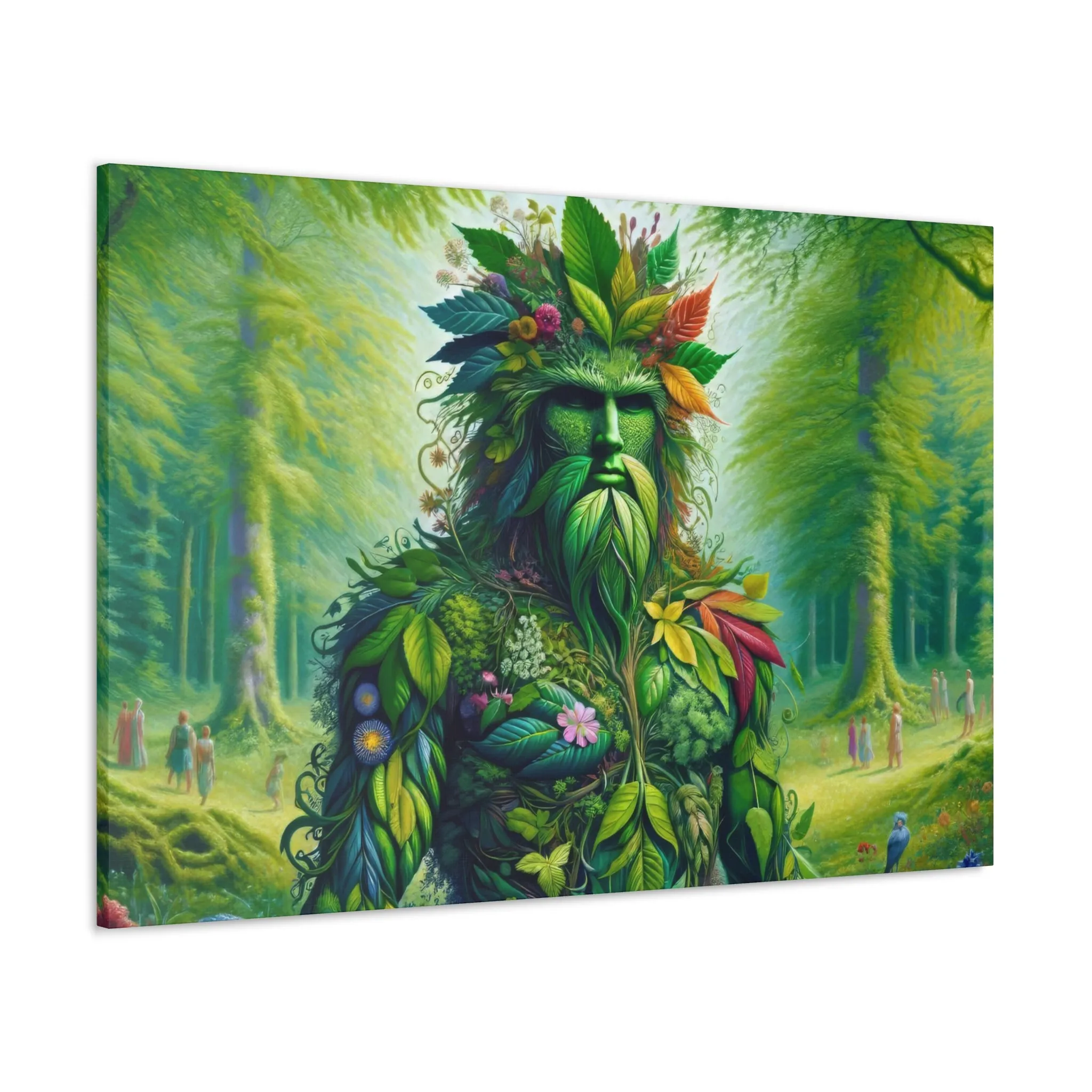 Celtic Greenman - Canvas Print