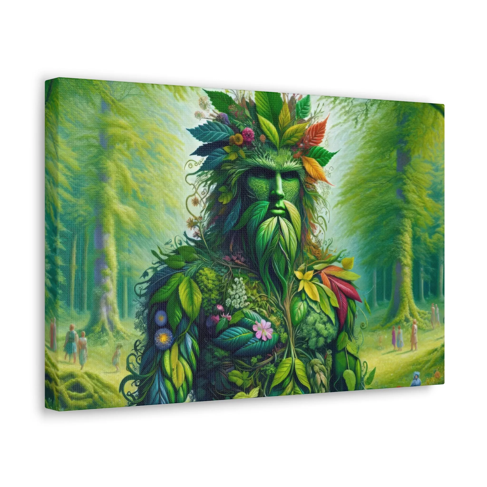 Celtic Greenman - Canvas Print