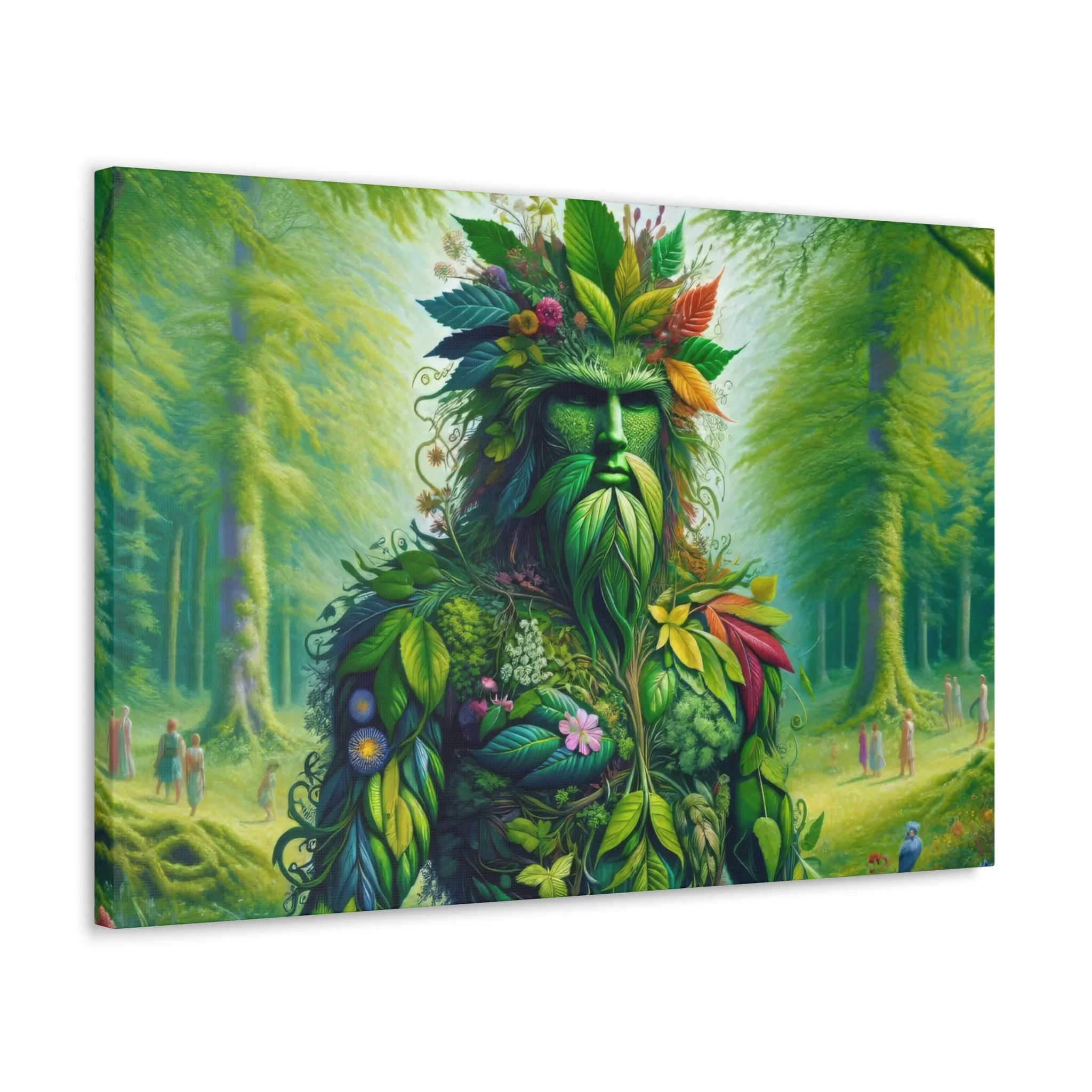 Celtic Greenman - Canvas Print