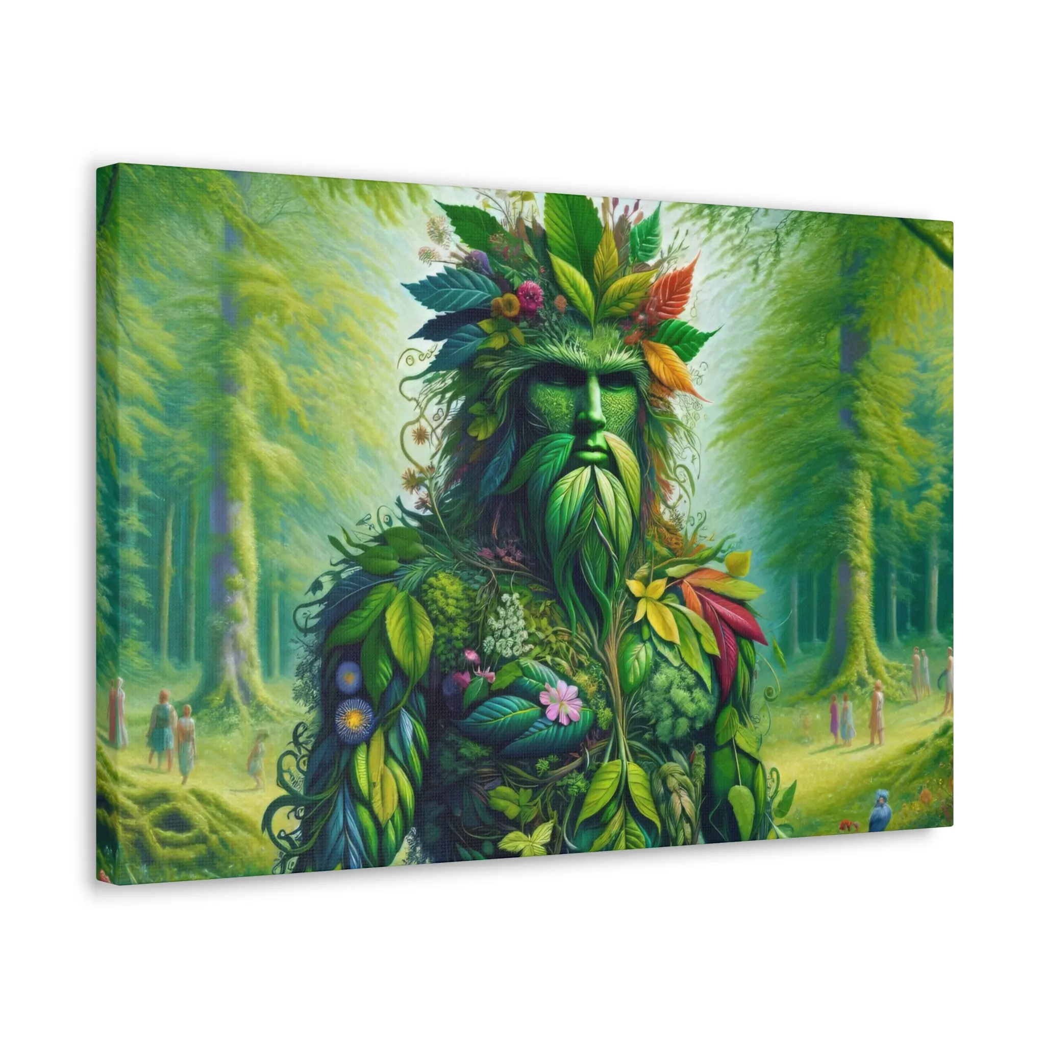 Celtic Greenman - Canvas Print