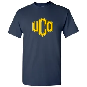 Central Oklahoma University Bronchos Primary Logo Short Sleeve T Shirt - Navy