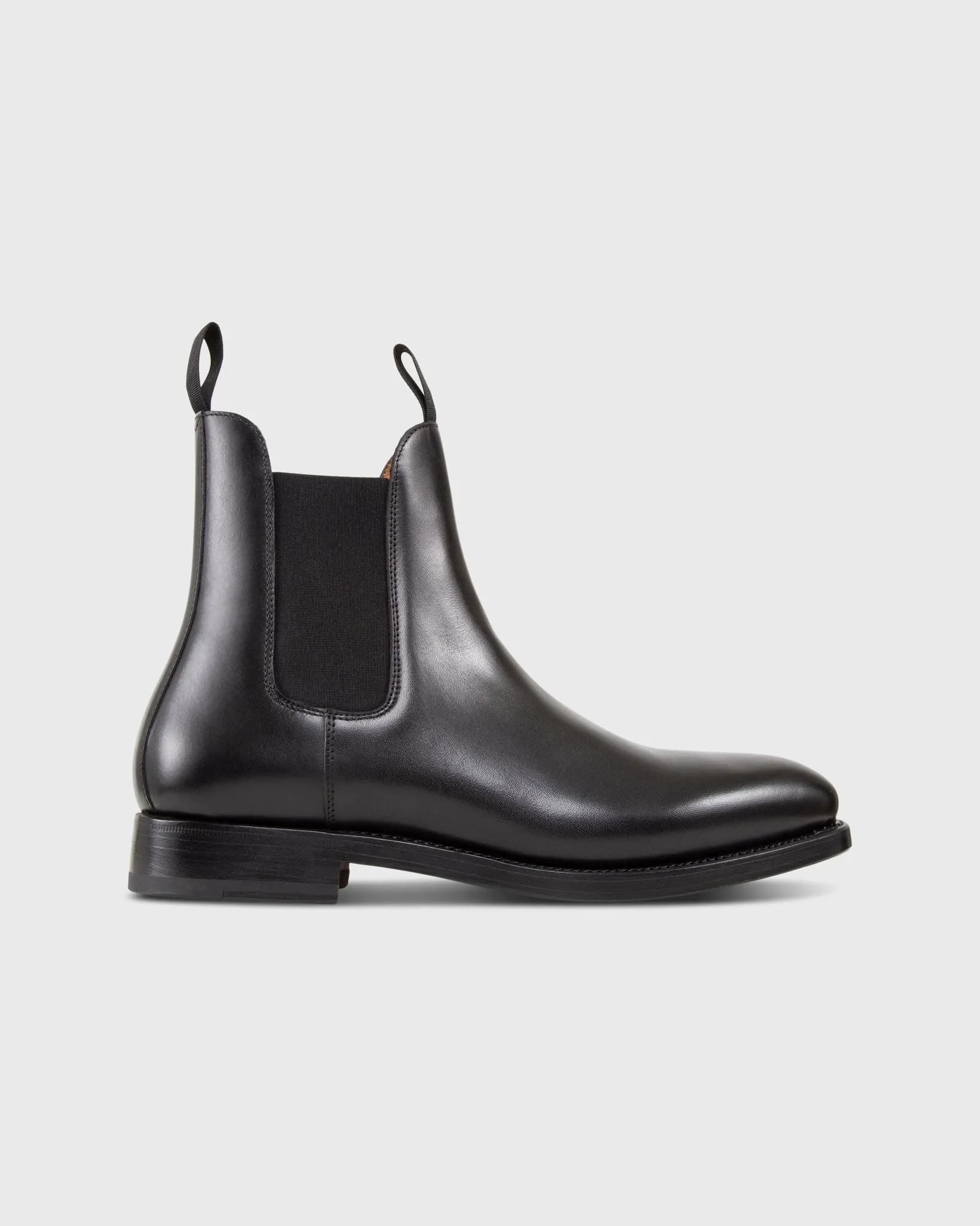 Chelsea Boot in Black Calfskin