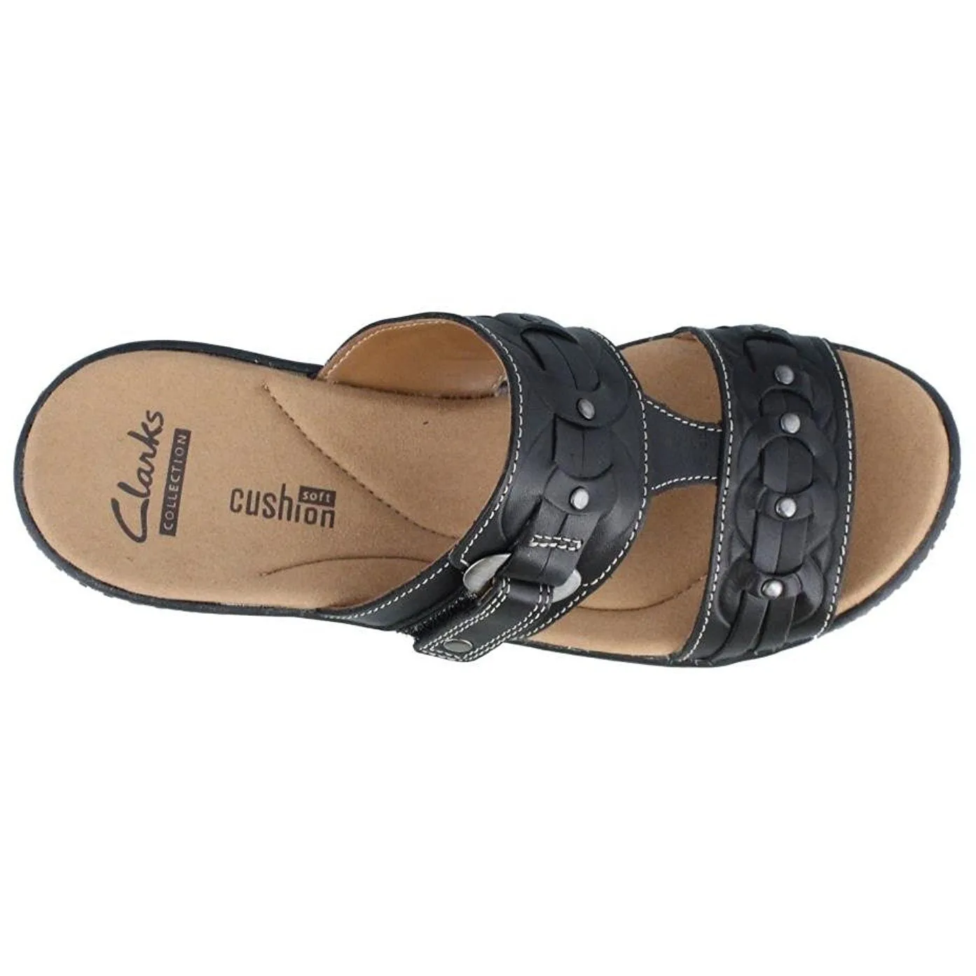 Clarks Women's Delana Macrae Black Sandal