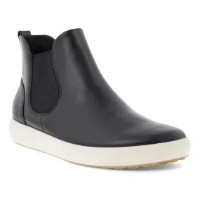 Womens Ecco Soft 7 Chelsea Boot in Black - Stylish Comfort Footwear