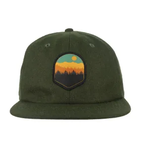 FB Mountain Scene Bates Strap Hat Army