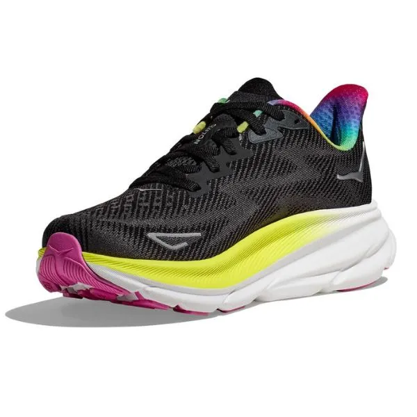 Mens Hoka Clifton 9 - Black / All Aboard