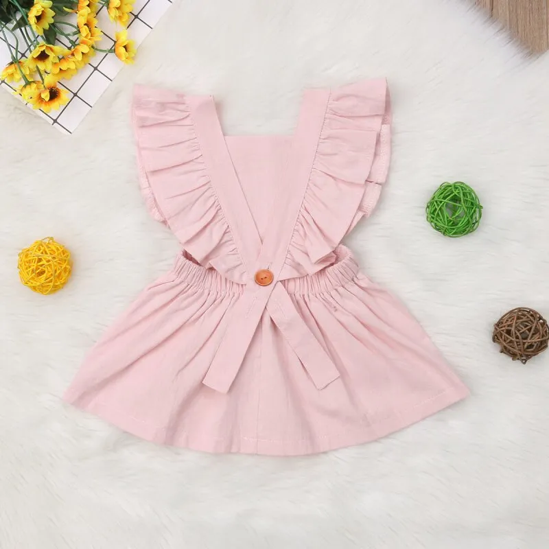 Ruffles Cross Back Dress